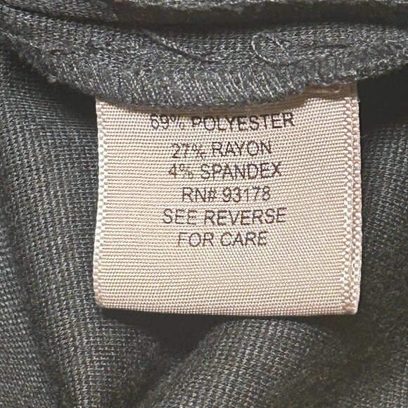 Philosophy Pencil Skirt‎ Clean Lines Tailored Fit Comfortable Fabric Black W 10 - Picture 4 of 8